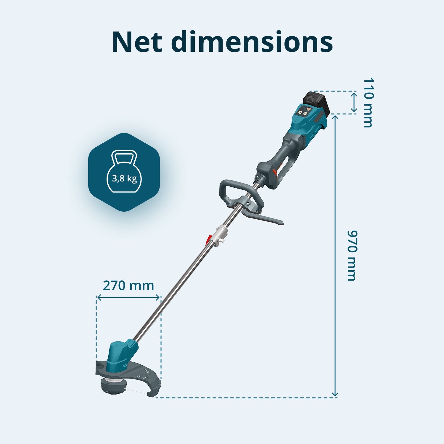 Cordless brush cutter & String trimmer KS BCT-20V