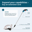 Cordless 2 in 1 Grass Shear and Hedge Trimmer KS SHT-20V thumbnail