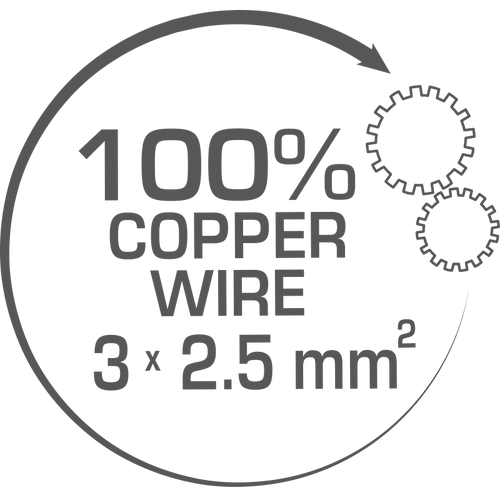 100% copper
