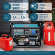 Generator pe gaz/benzina "Könner & Söhnen" KS 7000E G thumbnail