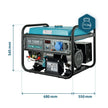 Generator pe gaz/benzina "Könner & Söhnen" KS 7000E G thumbnail
