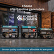 Generator pe gaz/benzina "Könner & Söhnen" KS 7000E G thumbnail