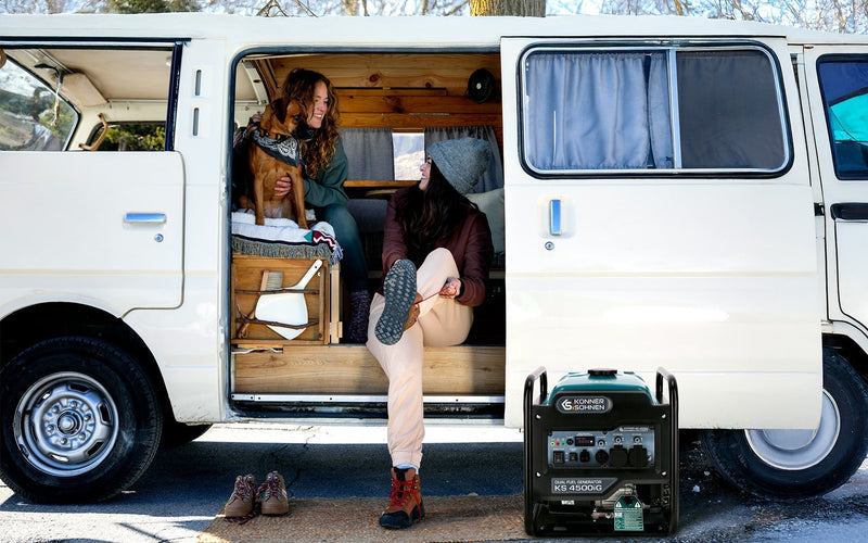 New from Könner & Söhnen — KS 4500iG Inverter Dual-Fuel Generator