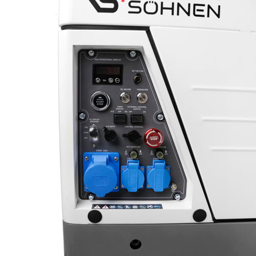 Convenient ergonomic control panel