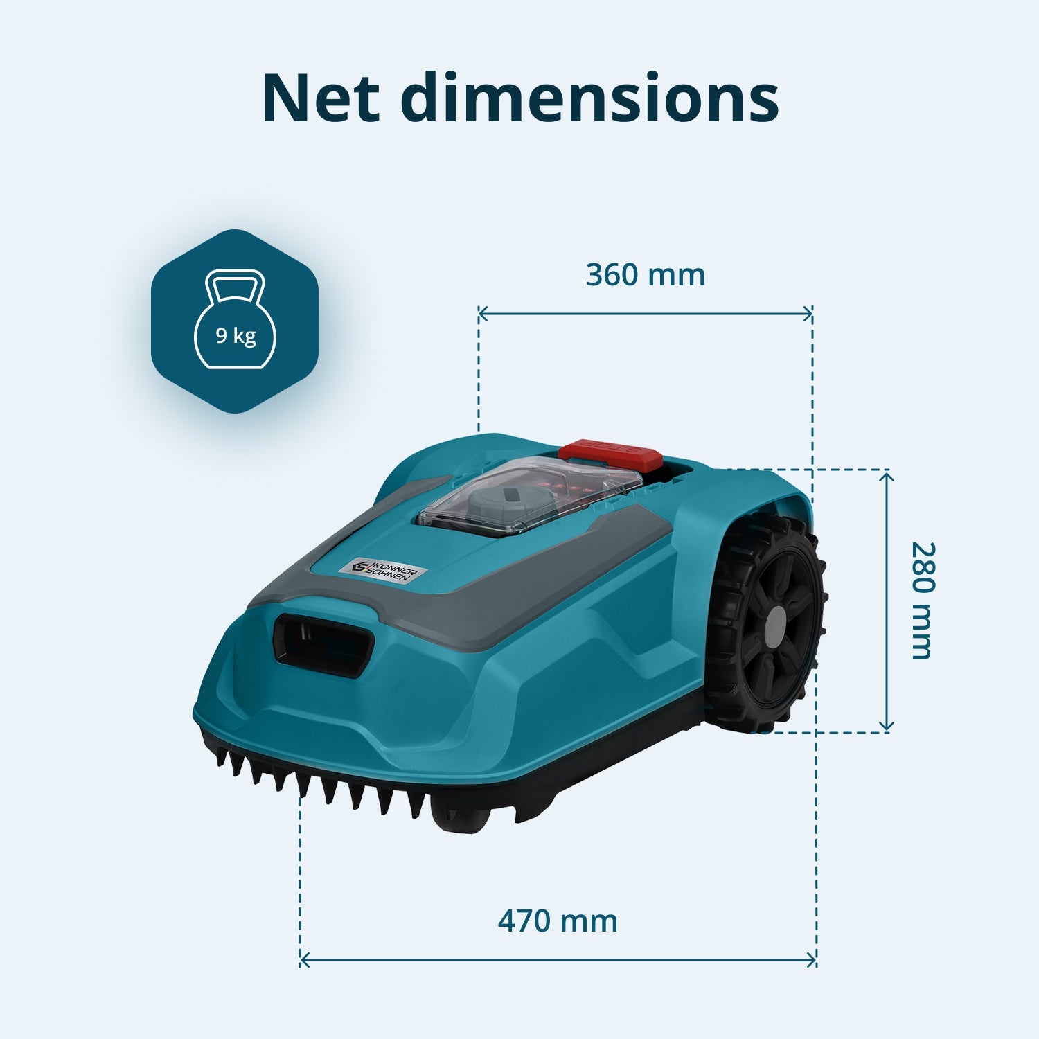 Mașină de tuns iarba robotizată KS 22RLM