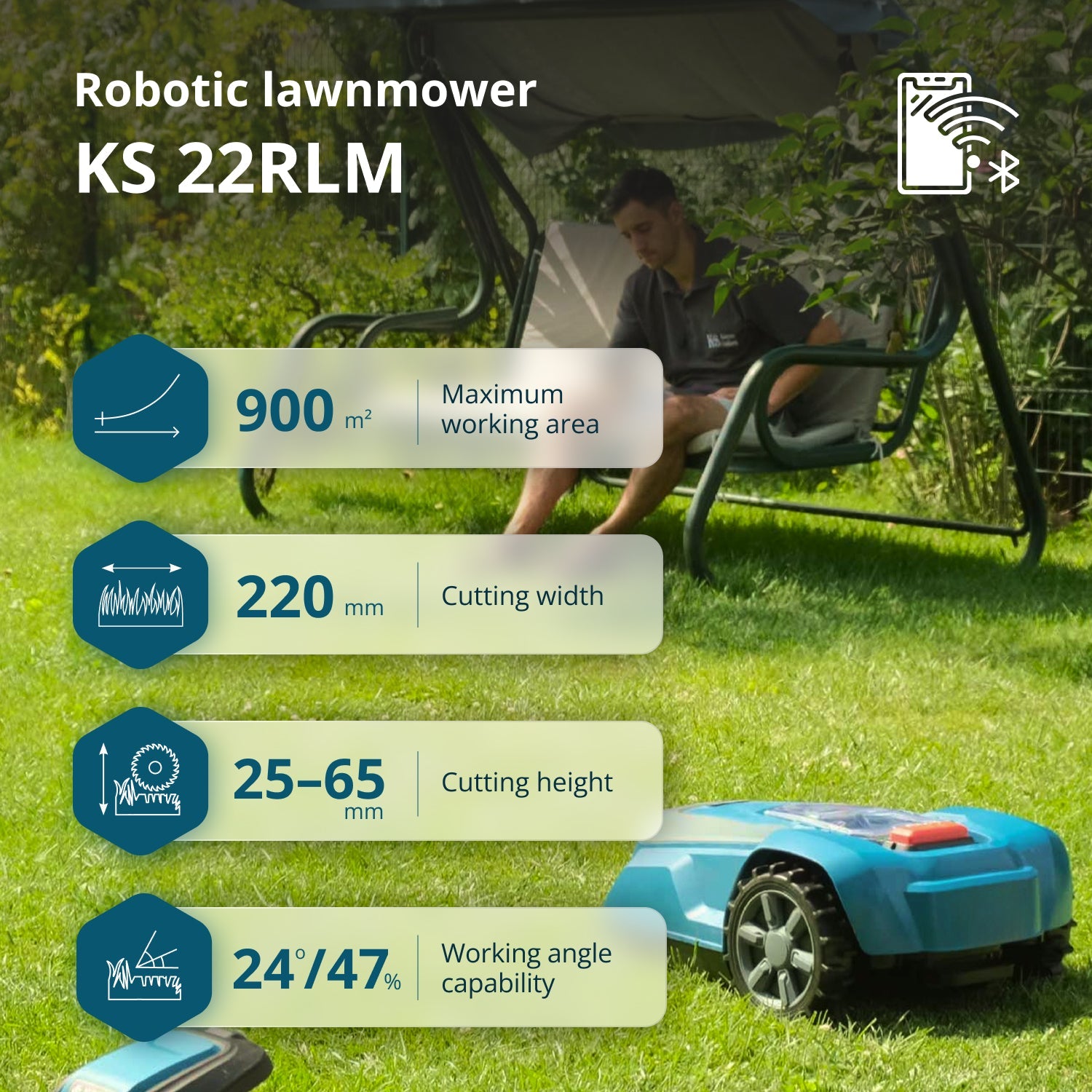Mașină de tuns iarba robotizată KS 22RLM