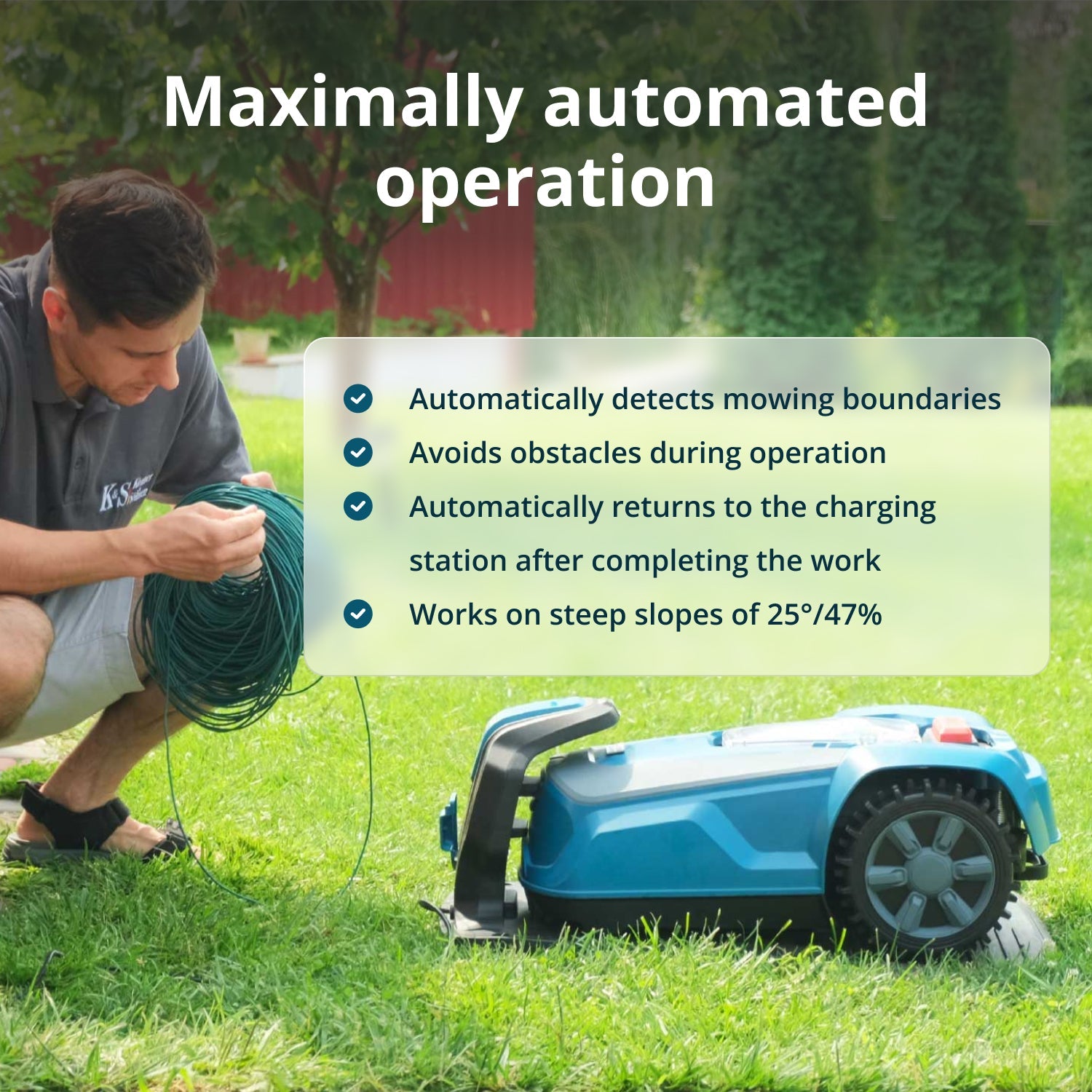 Mașină de tuns iarba robotizată KS 22RLM