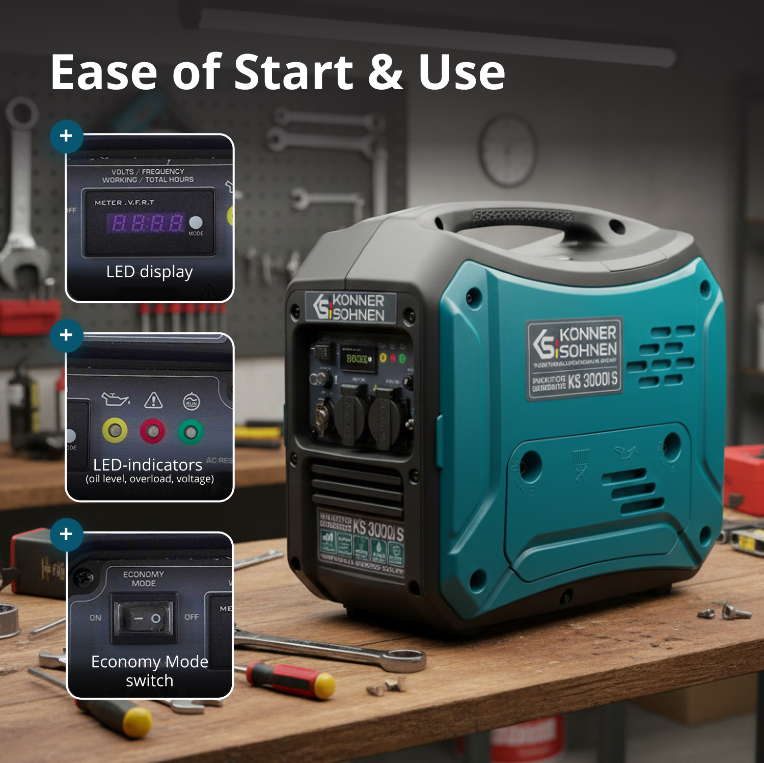 Инверторен генератор KS 3000i S