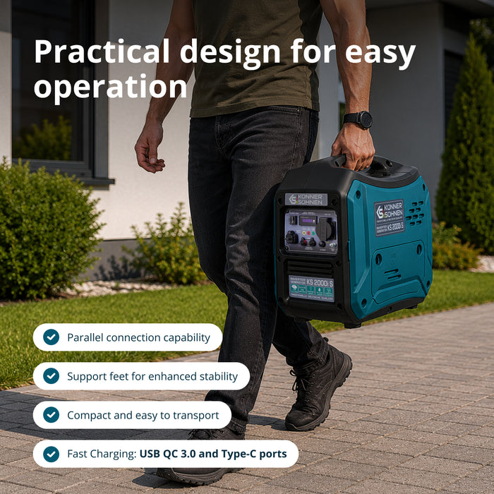 Инверторен генератор KS 2000i S