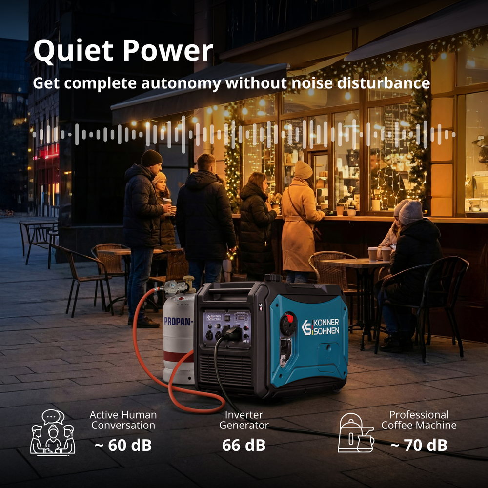 Инверторен генератор на LPG/бензин KS 4000iEG S