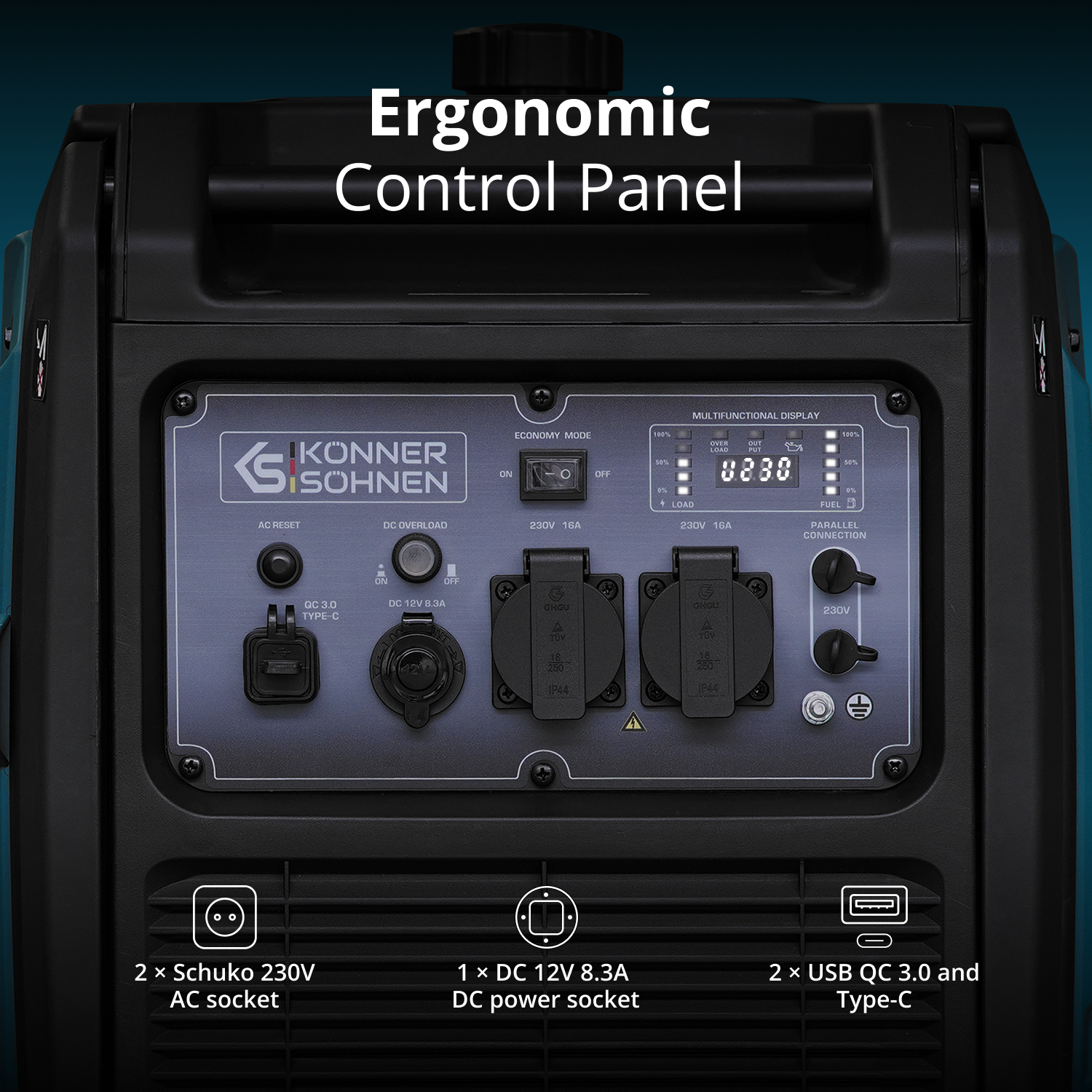 Инверторен генератор на LPG/бензин KS 4000iEG S