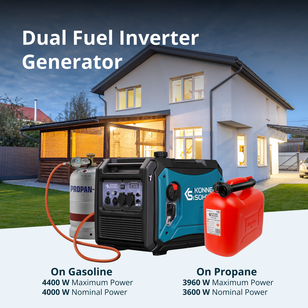 Инверторен генератор на LPG/бензин KS 4000iEG S