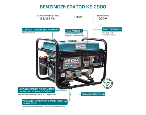 Gasoline generator "Könner & Söhnen" KS 2900