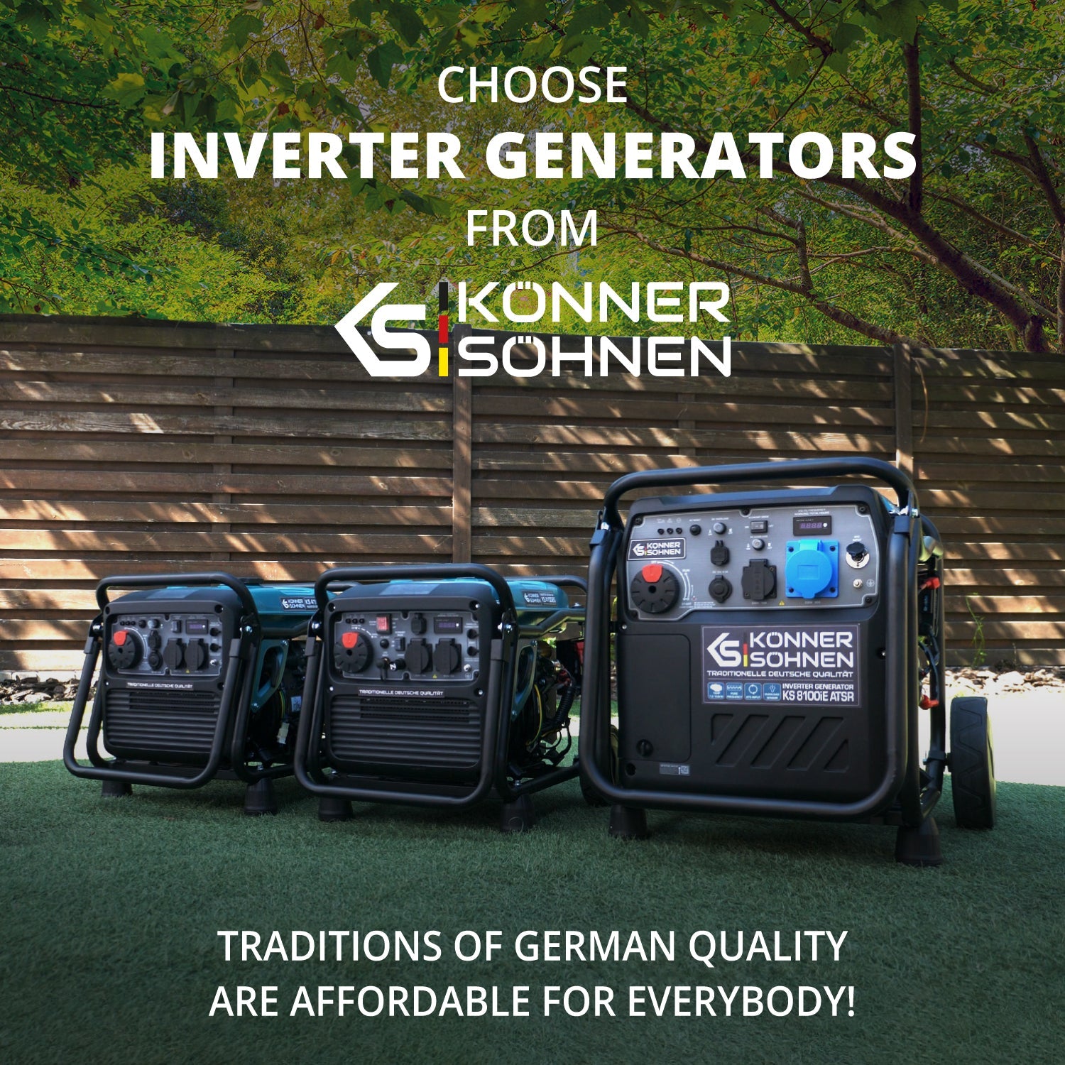 LPG/gasoline inverter generator KS 4100iEG