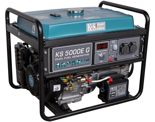LPG/Gasoline Generator "Könner & Söhnen" KS 5000E G