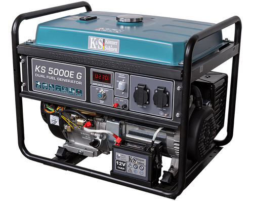LPG/Gasoline Generator "Könner & Söhnen" KS 5000E G