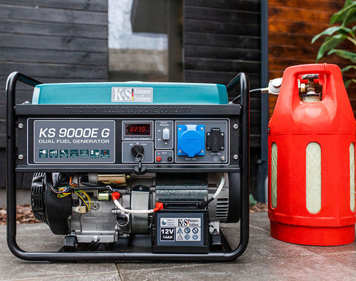 LPG/Gasoline Generator "Könner & Söhnen" KS 9000E G
