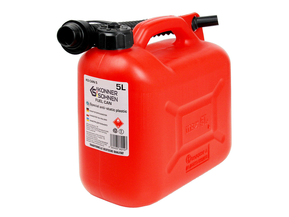 Canistră combustibil plastic cu palnie KS CAN 5