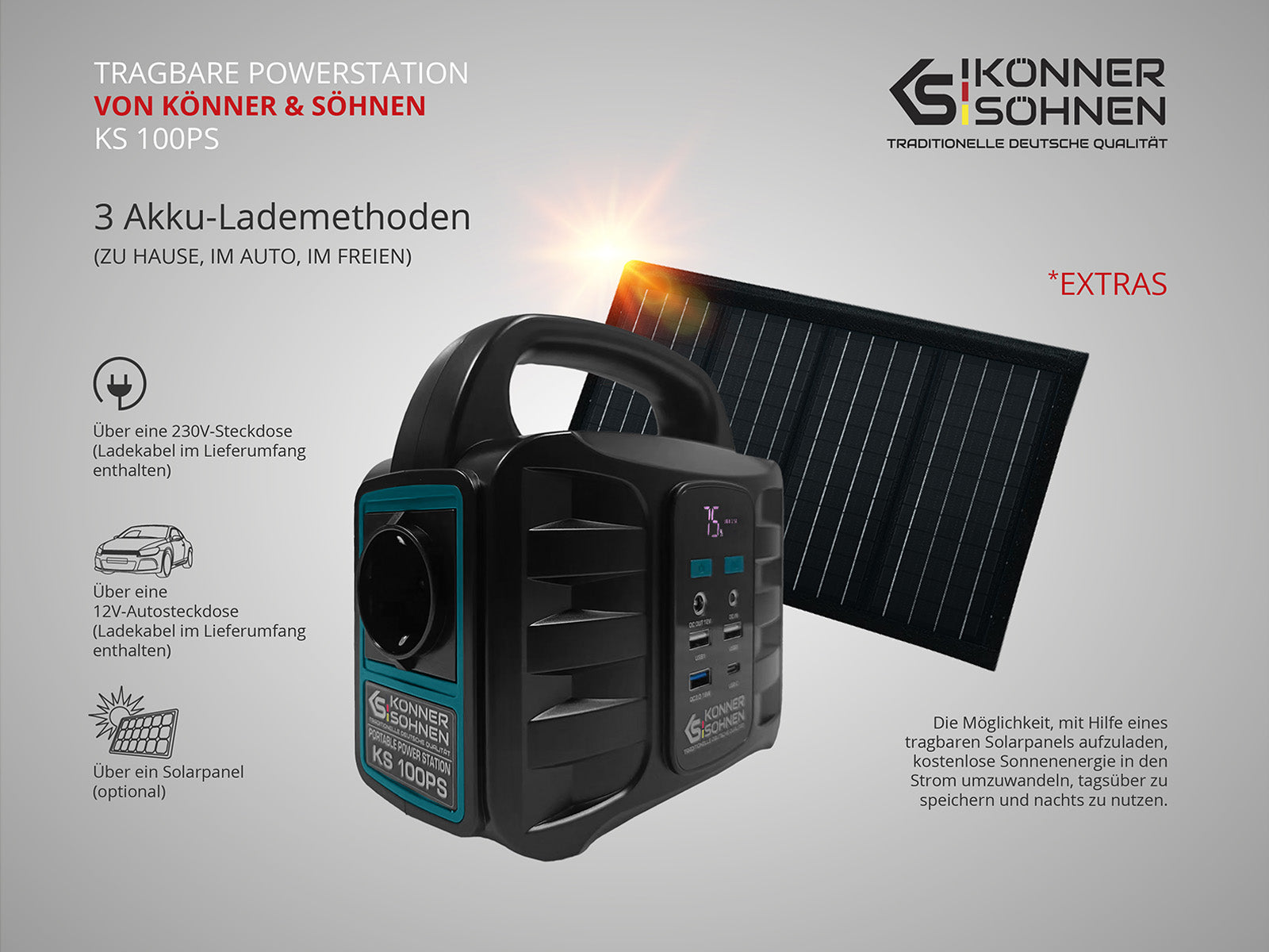 Portable power station KS 100PS