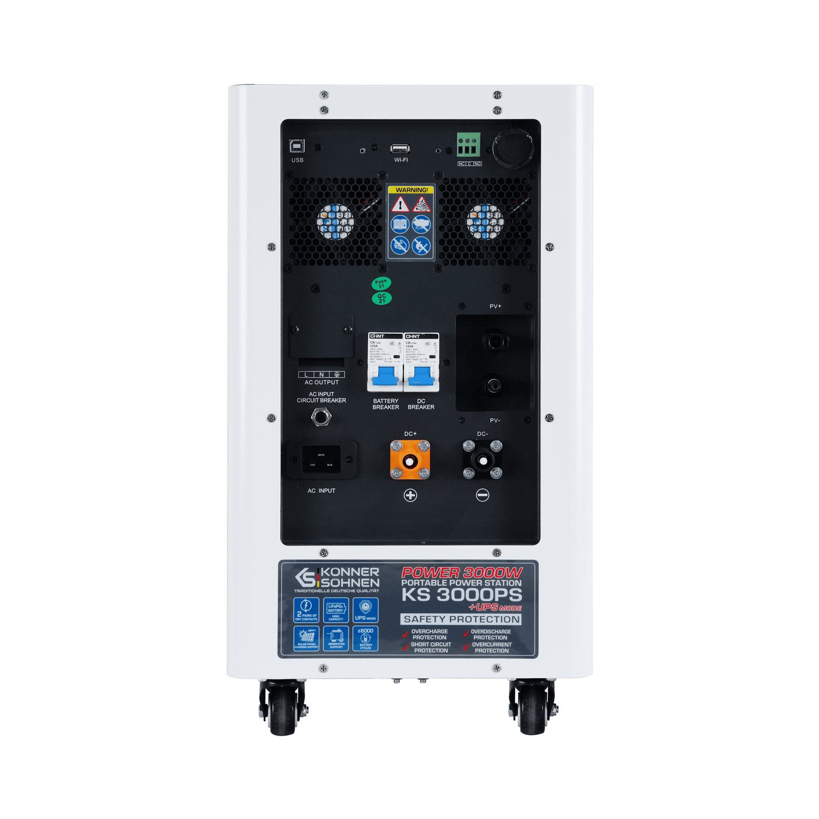 Hordozható áramforrás KS 3000PS