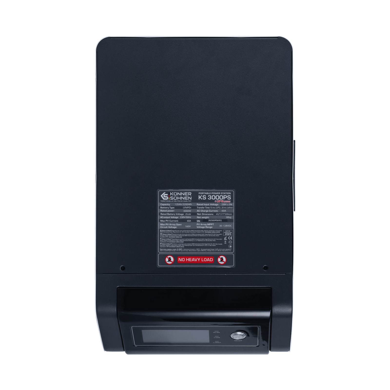 Hordozható áramforrás KS 3000PS