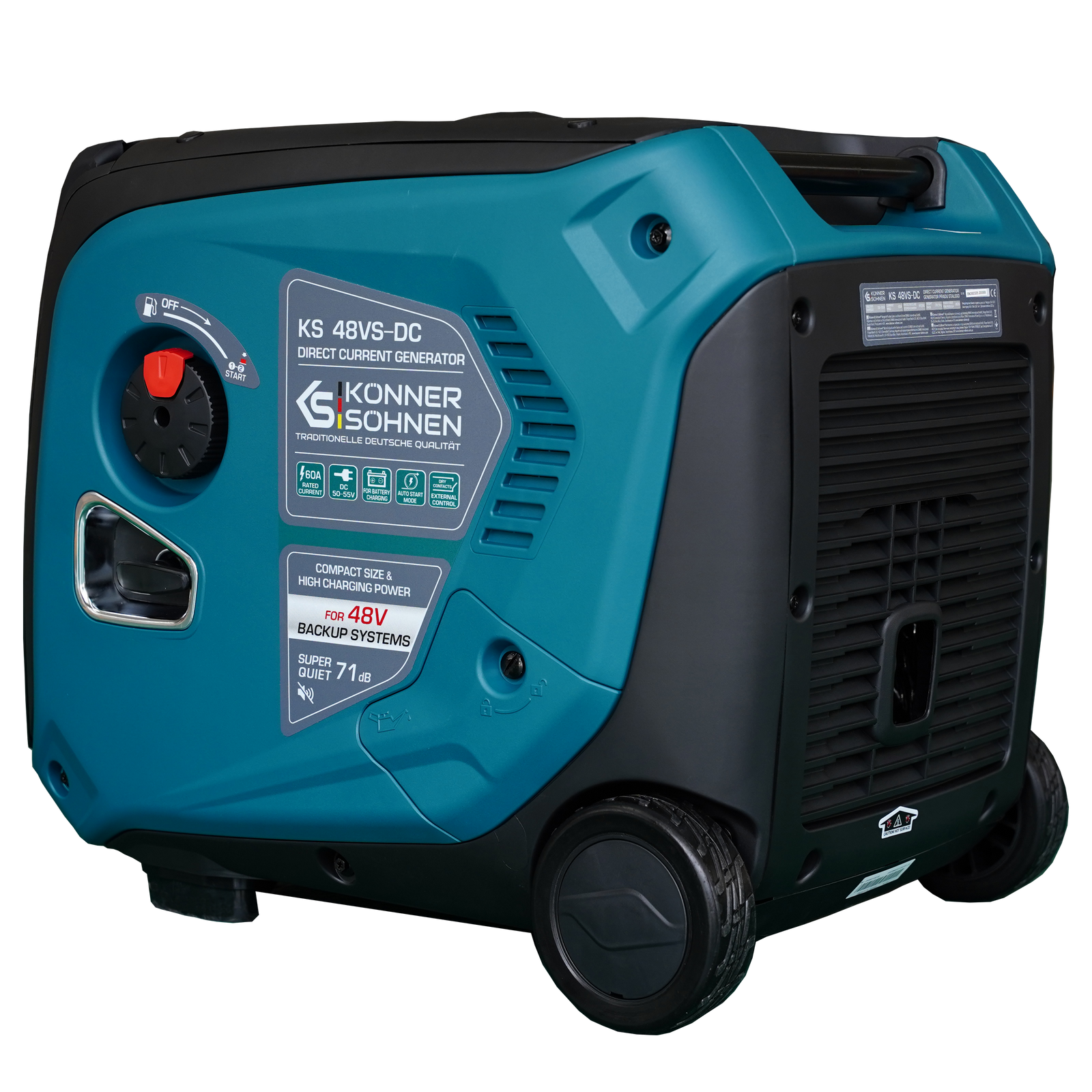 KS 48VS-DC Direct current generator, version 50–55V