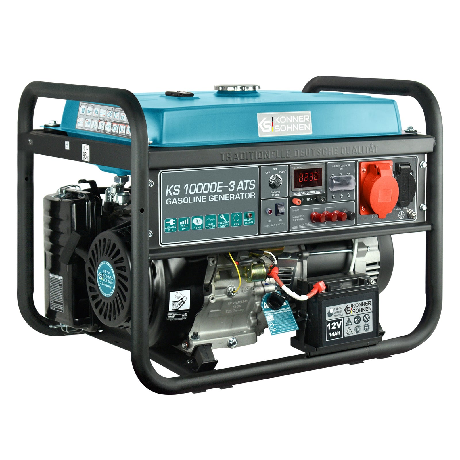Gasoline generator "Könner & Söhnen" KS 10000E-3 ATS
