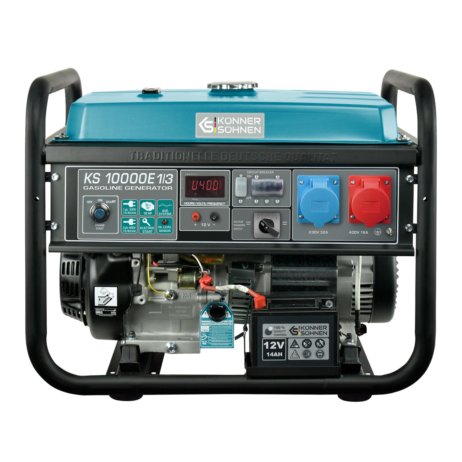 Gasoline generator "Könner & Söhnen" KS 10000E 1/3