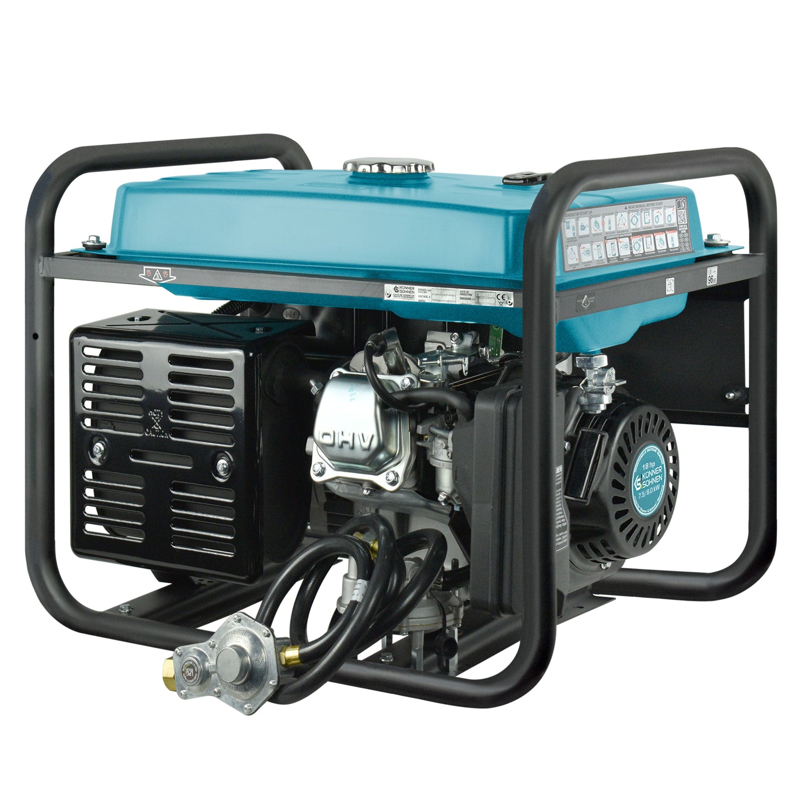 LPG/Gasoline Generator "Könner & Söhnen" KS 10000E G