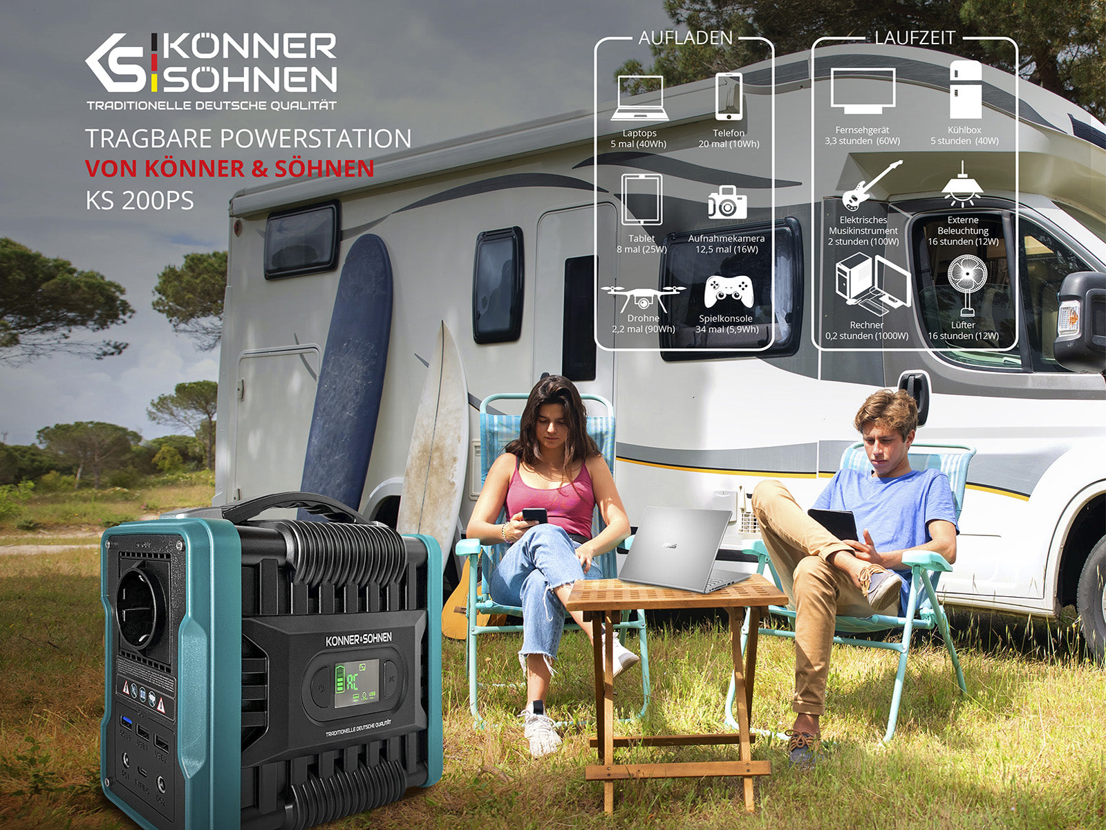 Portable power station KS 200PS
