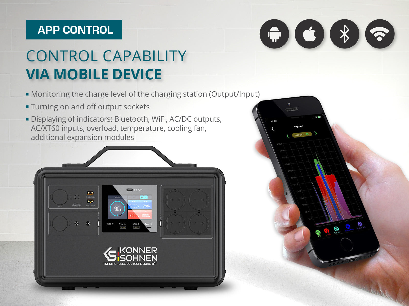Portable power station KS 2400PS