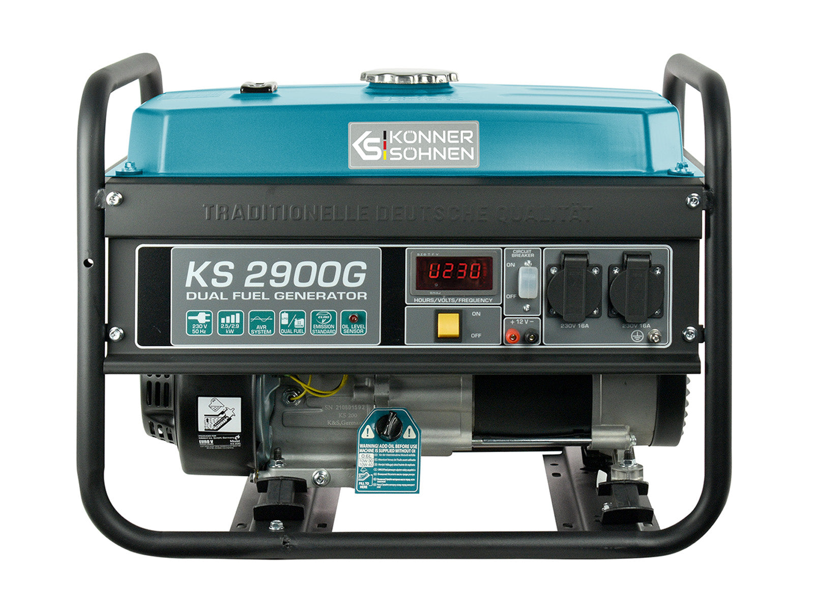 LPG/Бензинов генератор „Könner & Söhnen“ KS 2900G