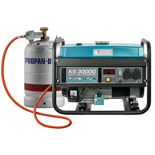 LPG/Gasoline Generator "Könner & Söhnen" KS 3000G