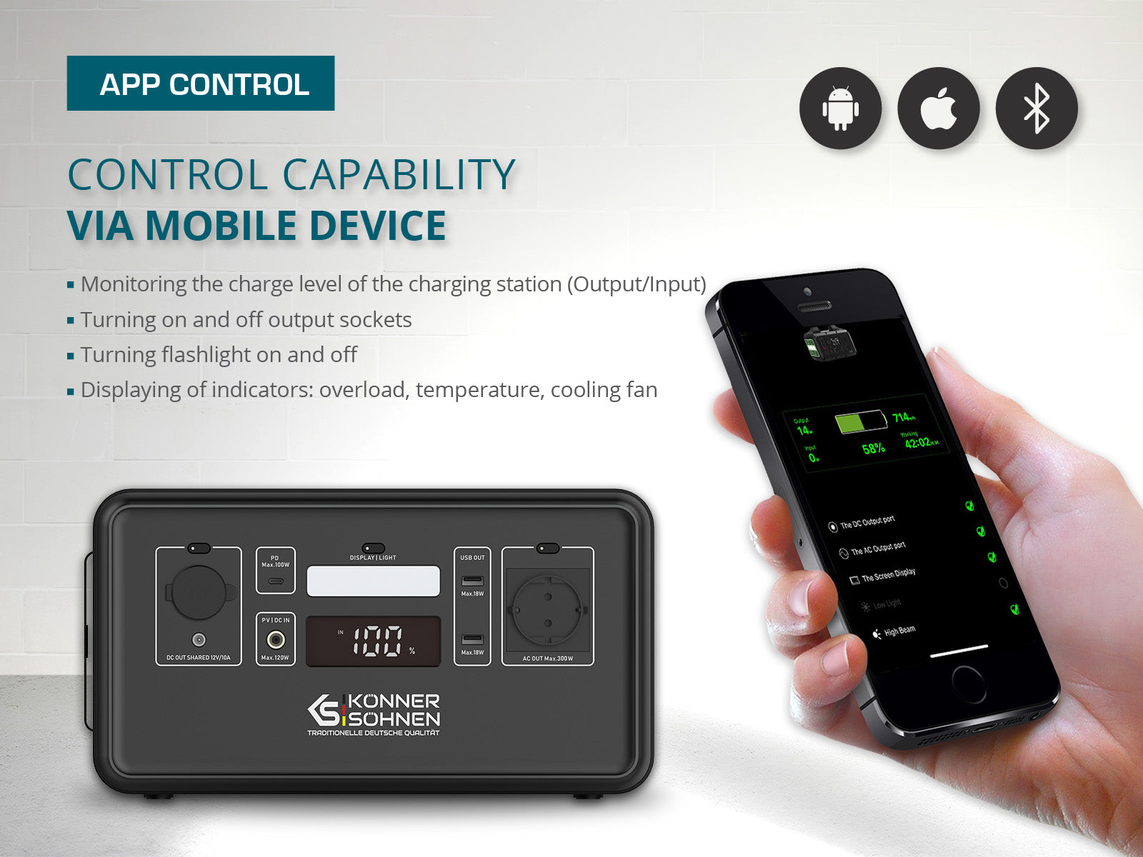 Portable power station KS 500PS