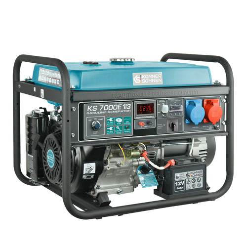 Gasoline generator "Könner & Söhnen" KS 7000E 1/3