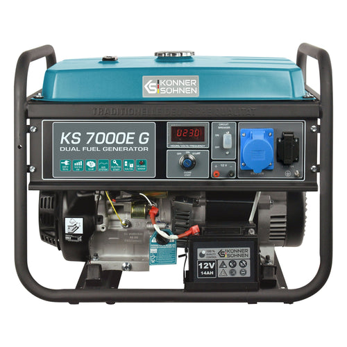 LPG/Gasoline Generator "Könner & Söhnen" KS 7000E G