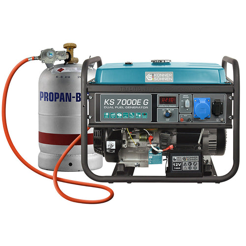 LPG/Gasoline Generator "Könner & Söhnen" KS 7000E G