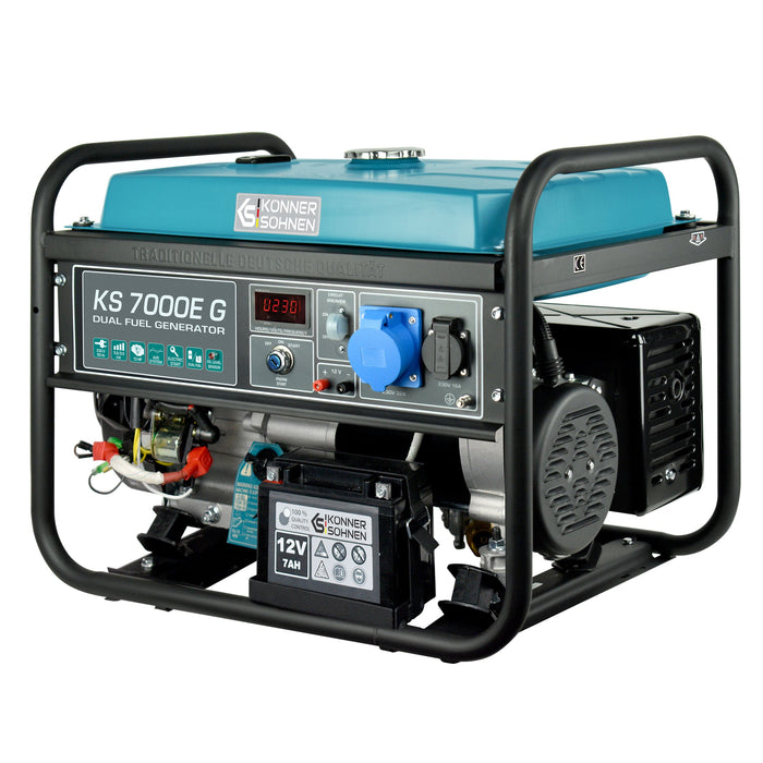 LPG/Бензинов генератор „Könner & Söhnen“ KS 7000E G