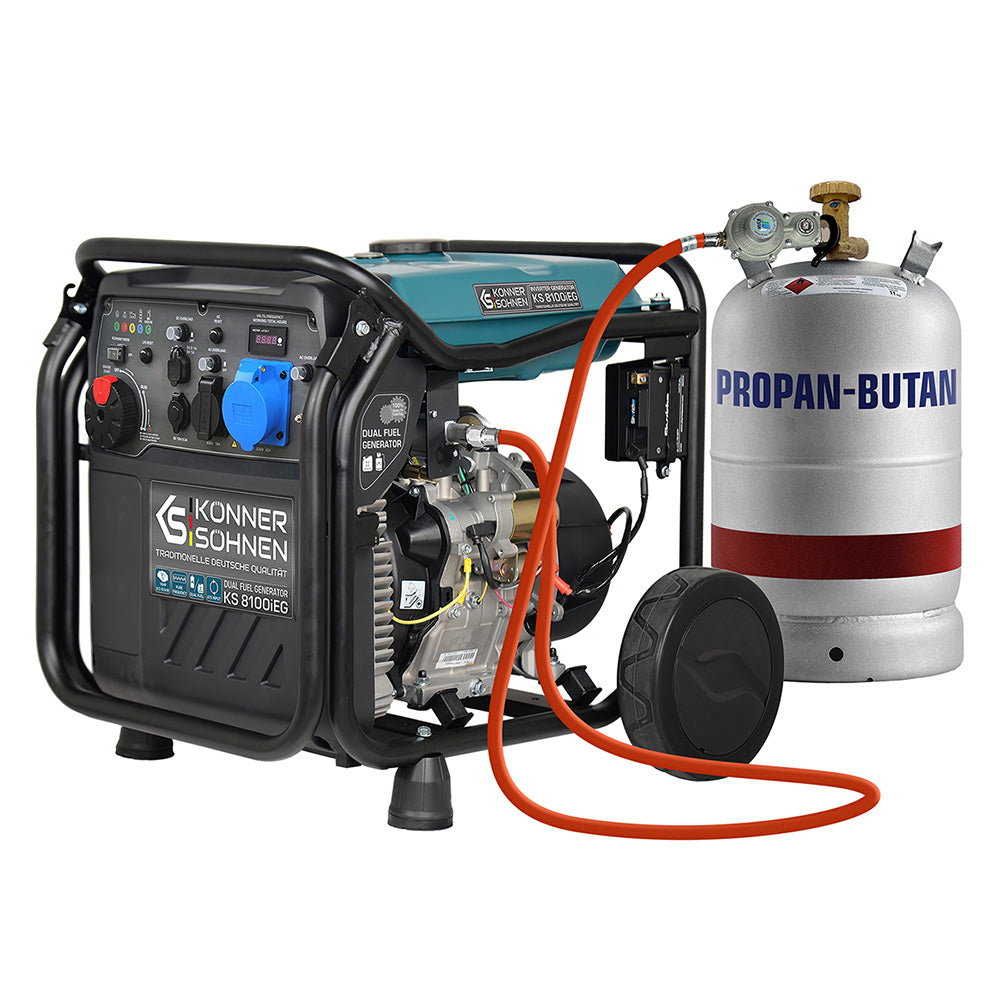Инверторен генератор на LPG/бензин KS 8100iEG