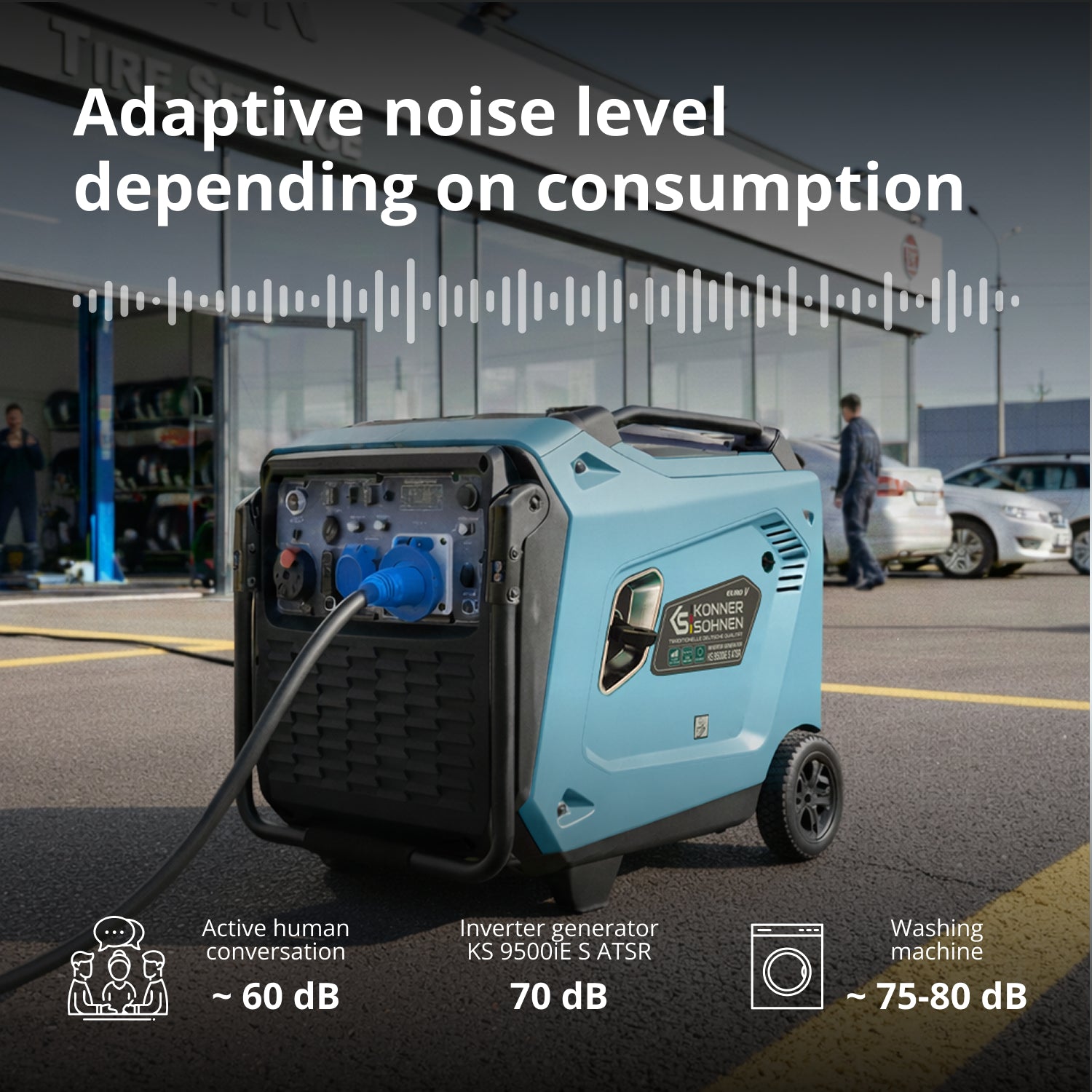 Inverter Generator KS 9500iE S ATSR