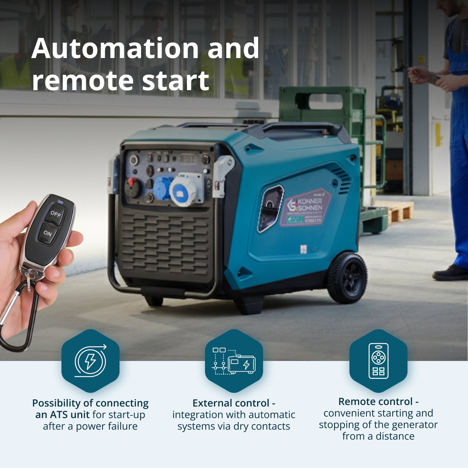 Inverter Generator KS 9500iE S ATSR