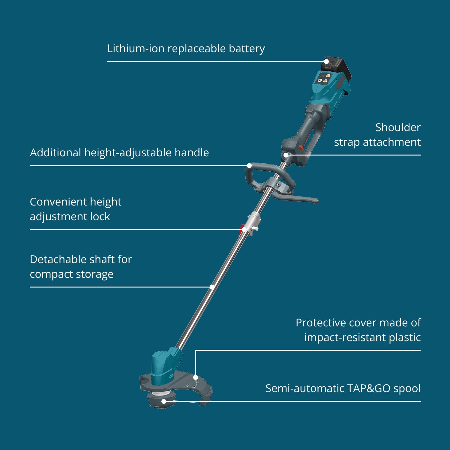 Cordless brush cutter & String trimmer KS BCT-20V