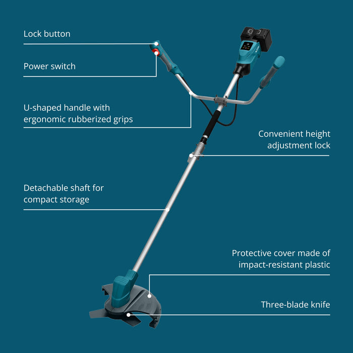 Cordless brush cutter & String trimmer KS BCT-40V