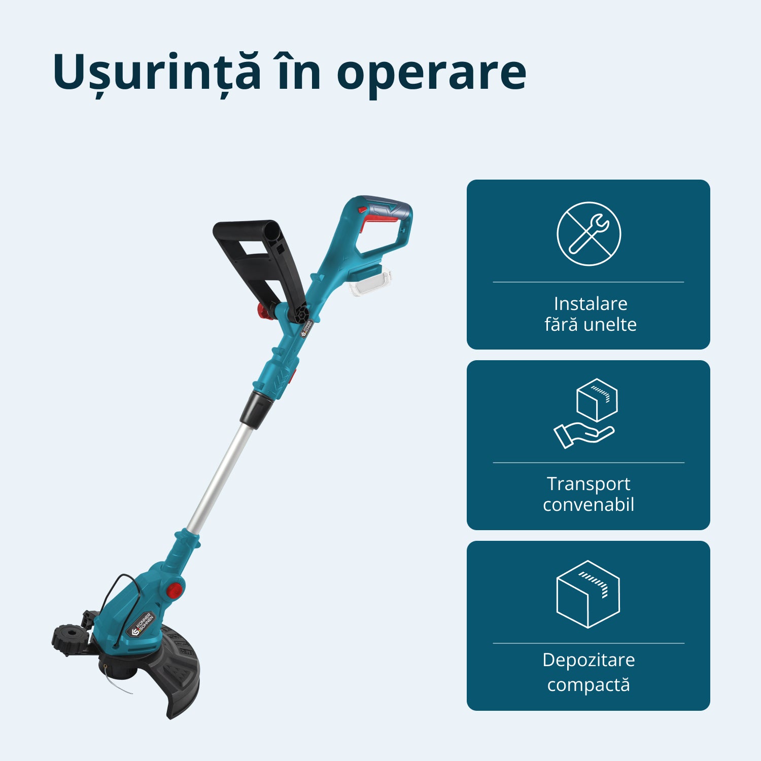 Trimmer pe acumulator KS GT-20V