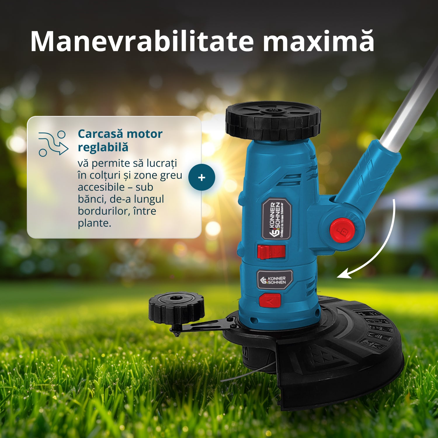 Trimmer Multifuncțional Fără Fir KS MFT-20V