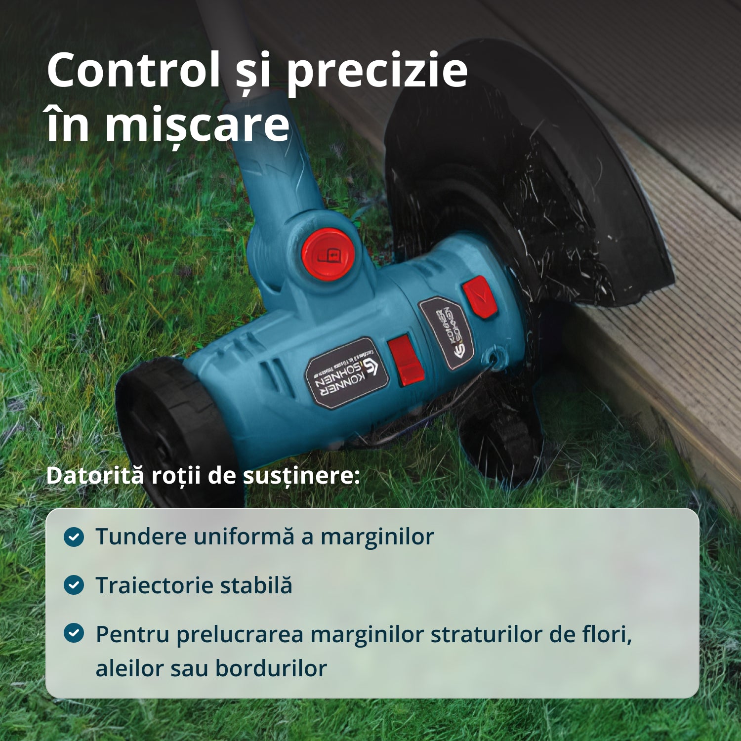 Trimmer Multifuncțional Fără Fir KS MFT-20V