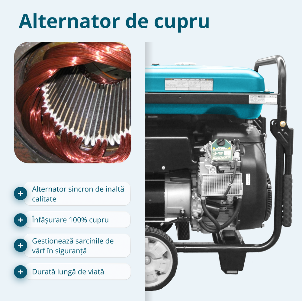 Generator pe benzina "Könner & Söhnen" KS 15-1E ATSR