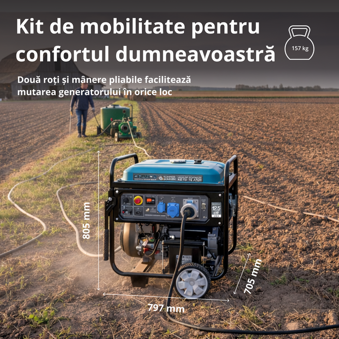 Generator pe benzina "Könner & Söhnen" KS 15-1E ATSR