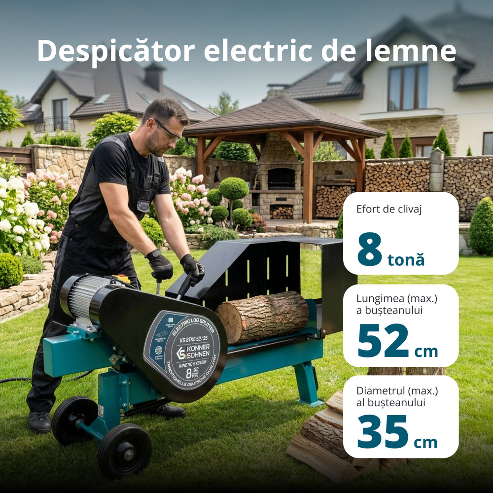 Despicator de lemne electric tip cinetic KS 8TKE 52/35