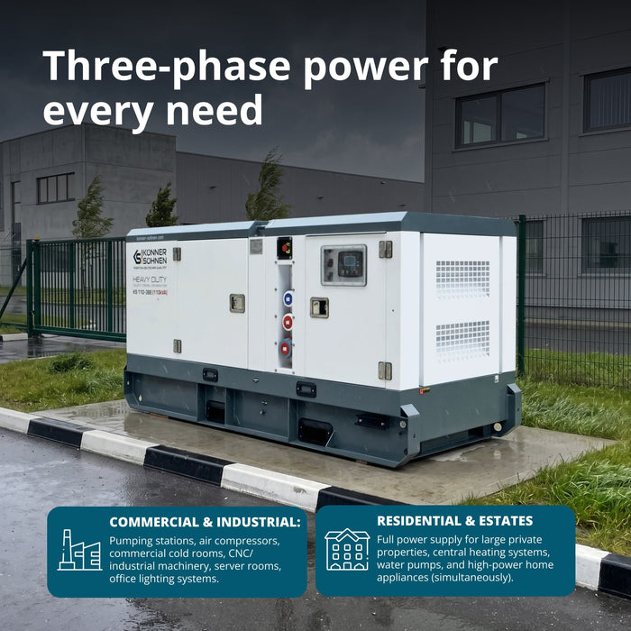 3-фазен генератор KS 110-3BE